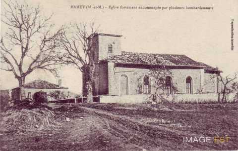 Eglise endommagée  (Mamey)
